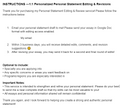 1:1 Personalized - Personal Statement Editing & Revisions